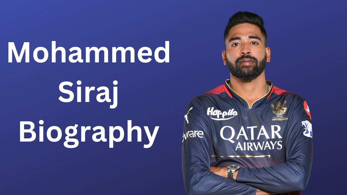 Mohammed Siraj Biography