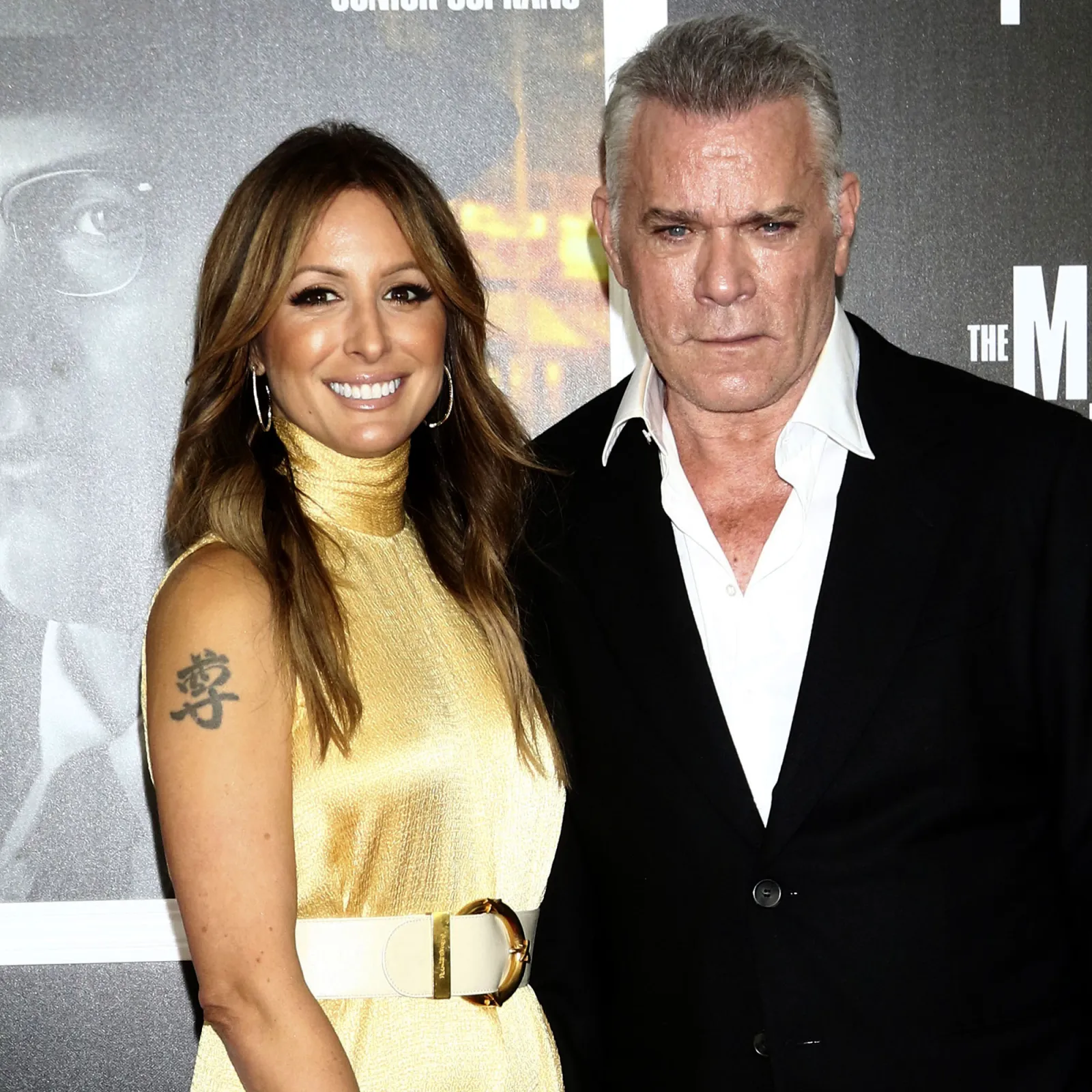 Ray Liotta with fiancee Jacy Nittolo.